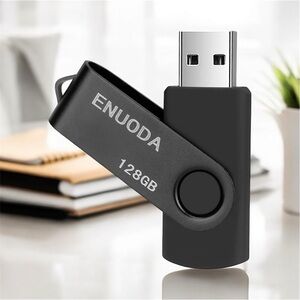 NEW Black 128GB USB Flash Drive PC, Laptop, Car, Smart TV & More